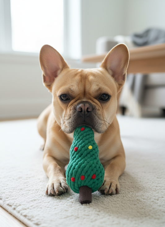 Christmas Trees Dog Toy | High Quality | For Small Dogs