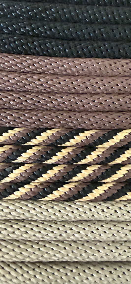 Braided Snap Leash 1/2” x 6’