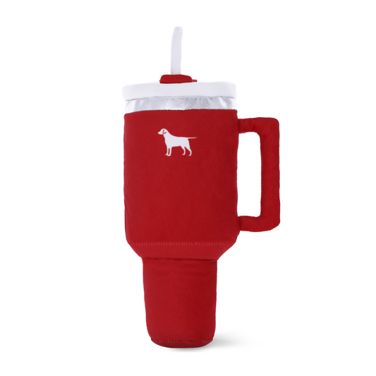 Pup Cup Tumbler Plush Dog Toy