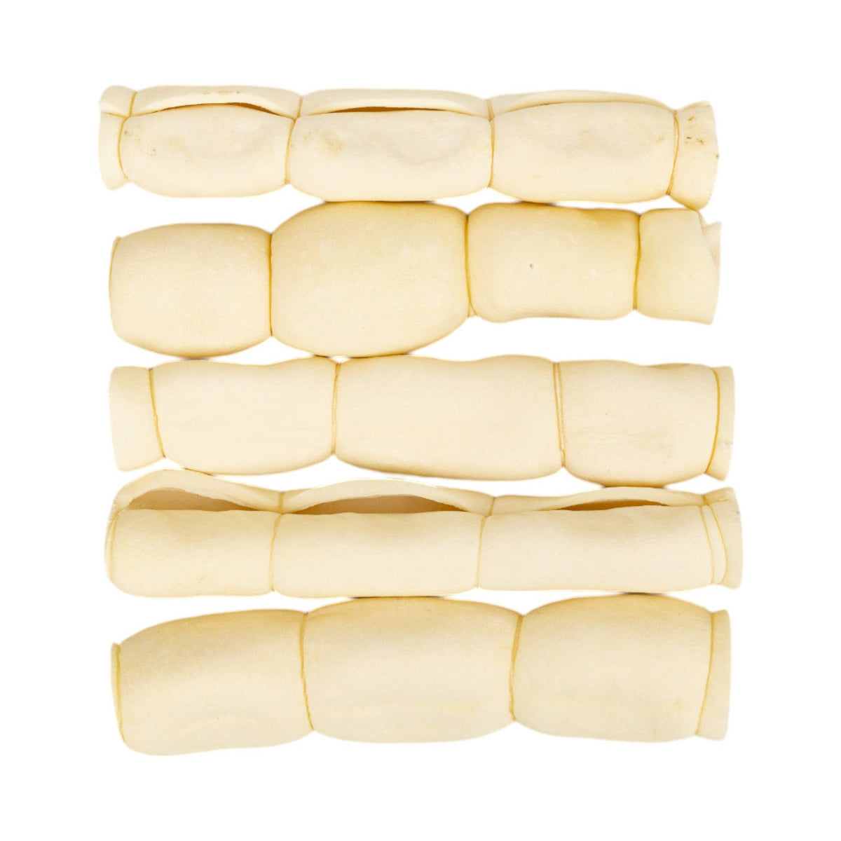 All-Natural Plain Beef Cheek Rolls Dog Chews - Large